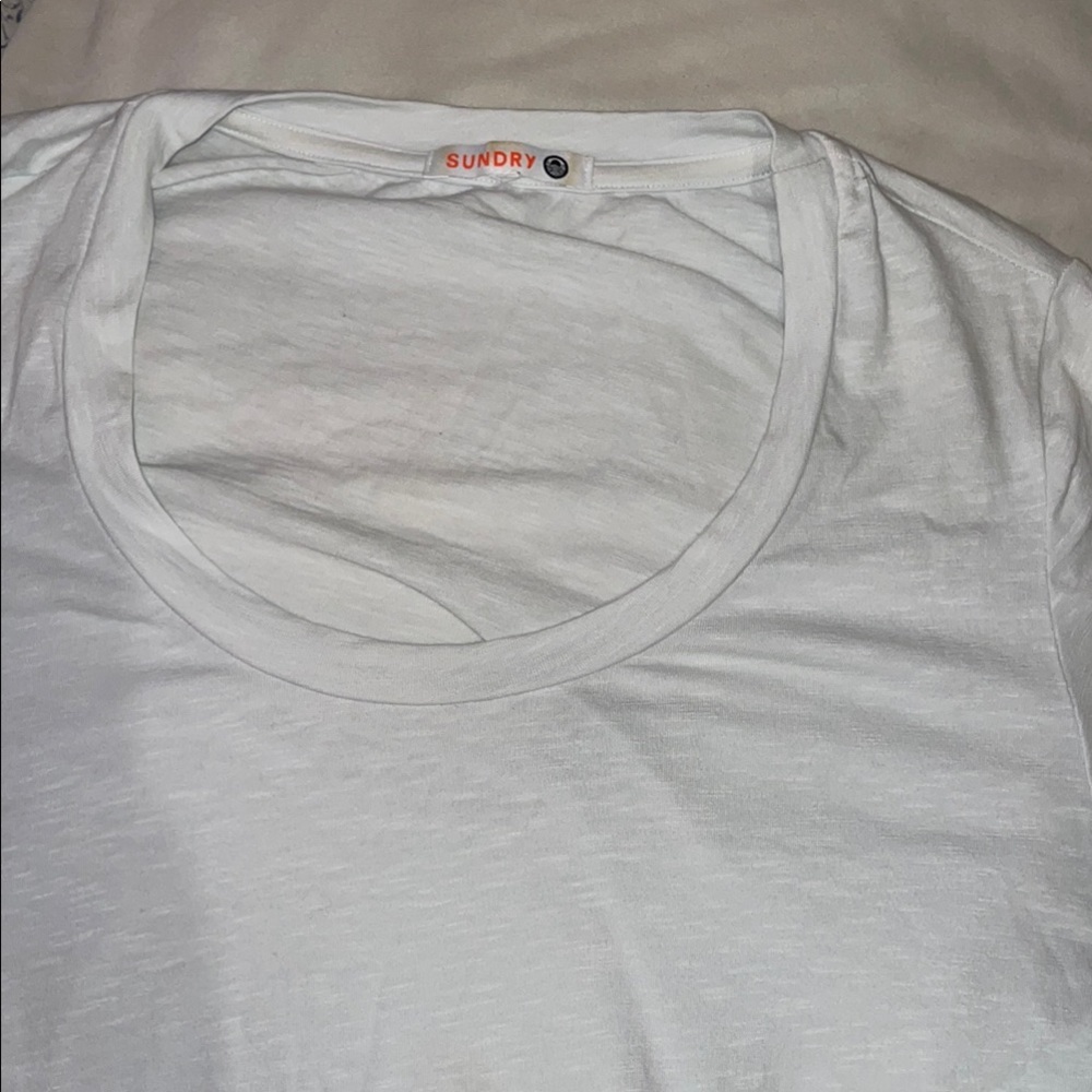 Sundry Soft White Dress (causal)